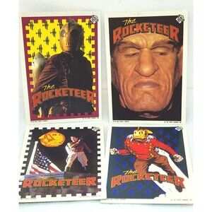 The Rocketeer 4 Card Bundle by The Walt Disney Company & Topps | Rare